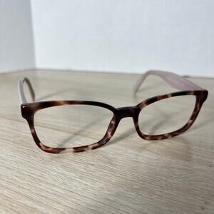 Prada VPR18T UE0-1O1 Eyeglasses Pink Tortoise Frames 53-16-140 Italy